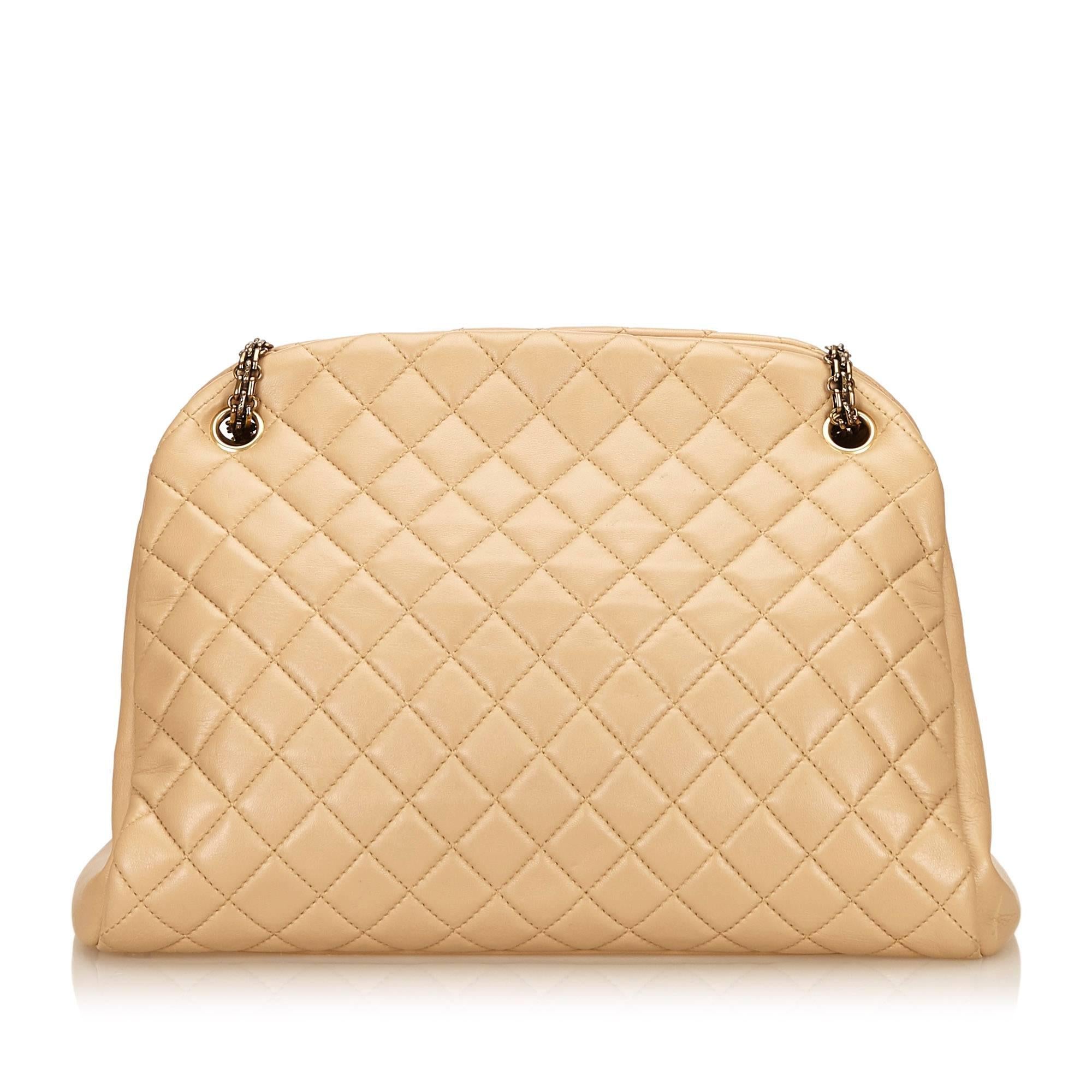 chanel mademoiselle large bowling bag