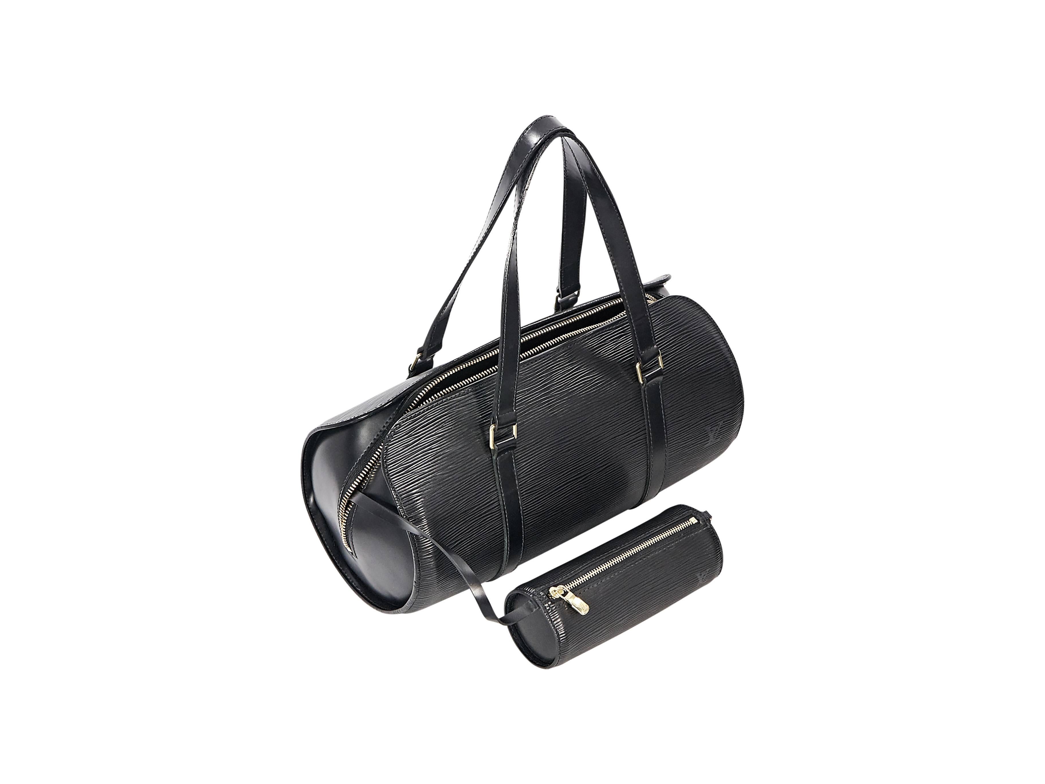 Women's or Men's Black Louis Vuitton Epi Soufflot Bag
