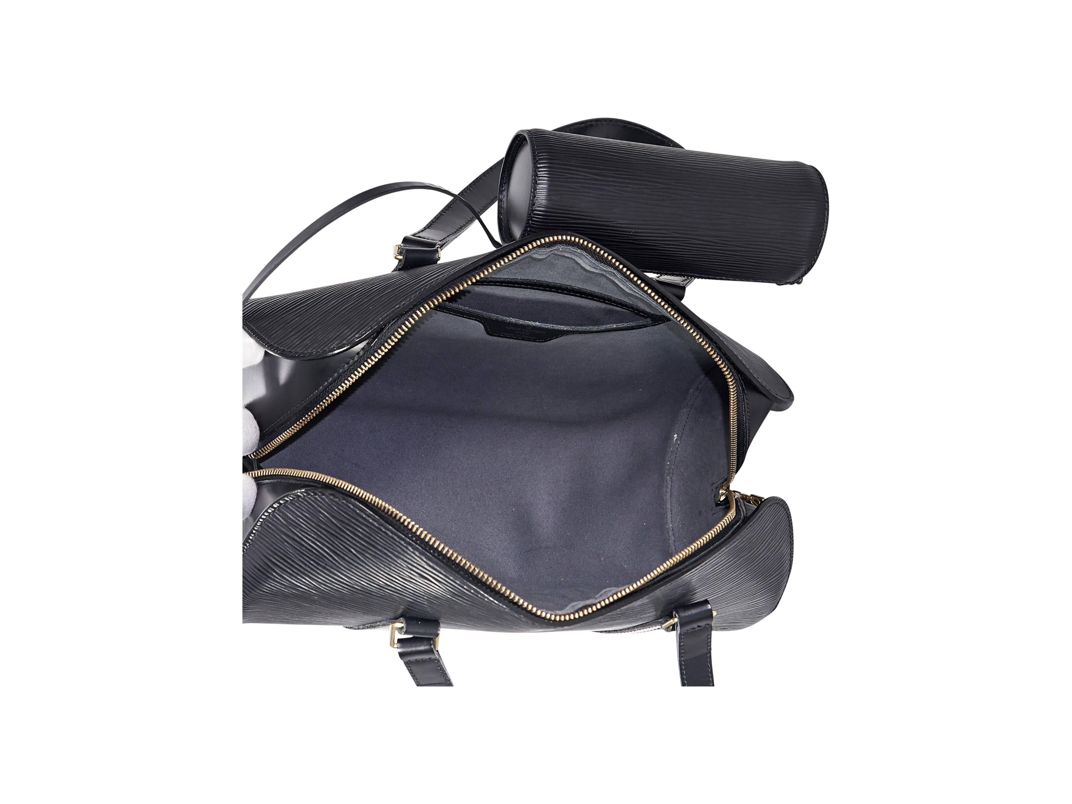 Black Louis Vuitton Epi Soufflot Bag 1