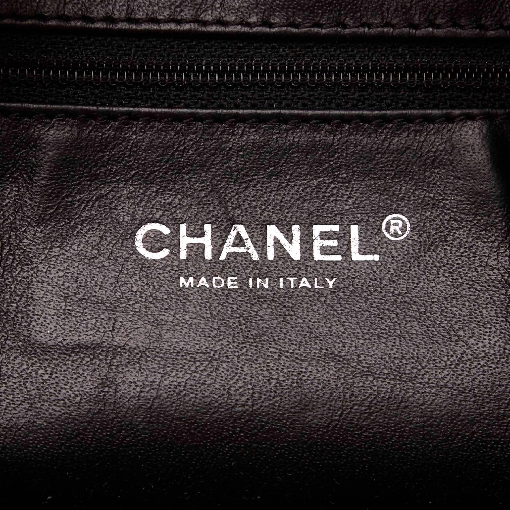 Bronze Chanel Leather Shoulder Bag 4