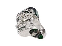Silver Alexander McQueen Skull Cocktail Ring
