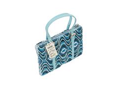 Blue Fendi Guinness Beaded Mini Bag