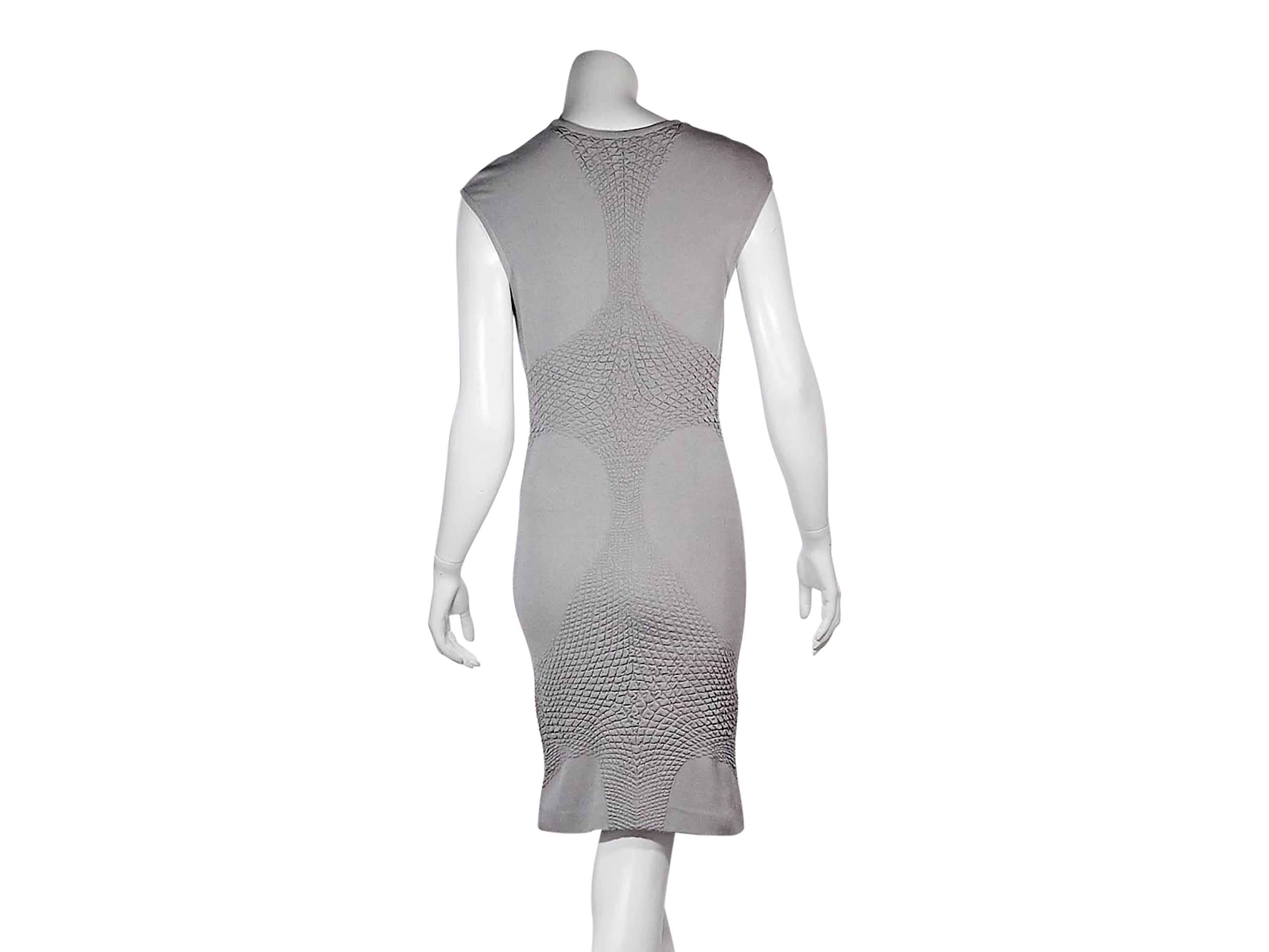 Gray Alexander McQueen Grey Knit Dress