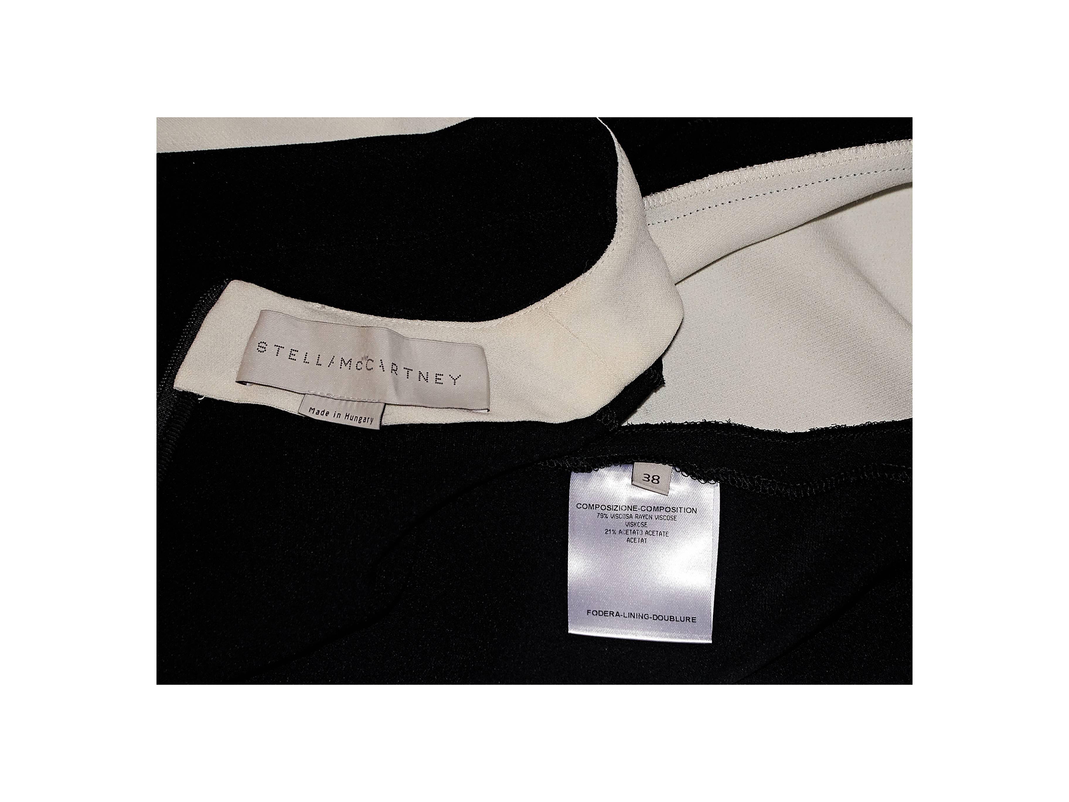 Black & White Stella McCartney Shift Dress In Excellent Condition In New York, NY