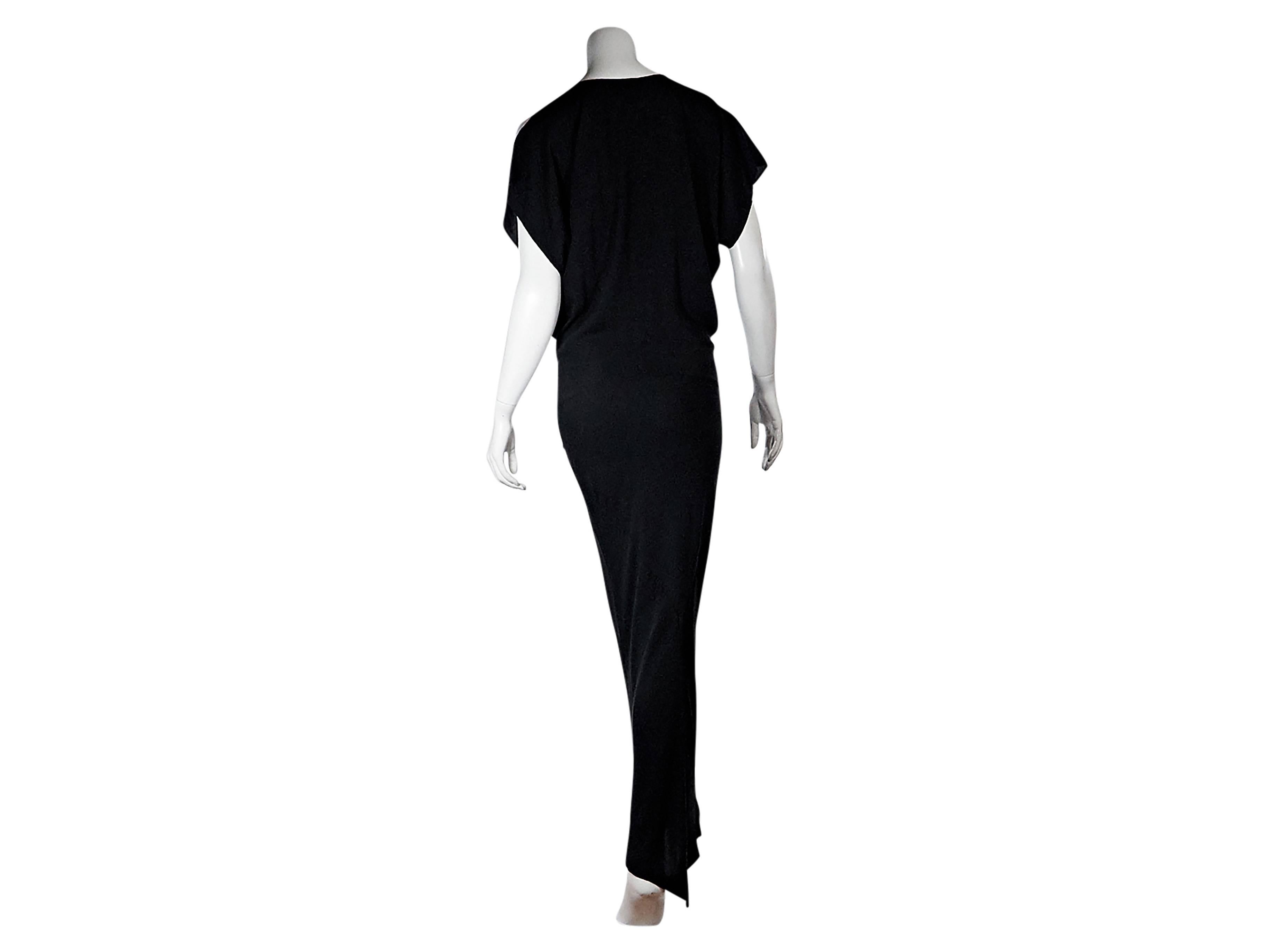 Black Zero + Maria Cornejo Stretch Silk Dress In Excellent Condition In New York, NY