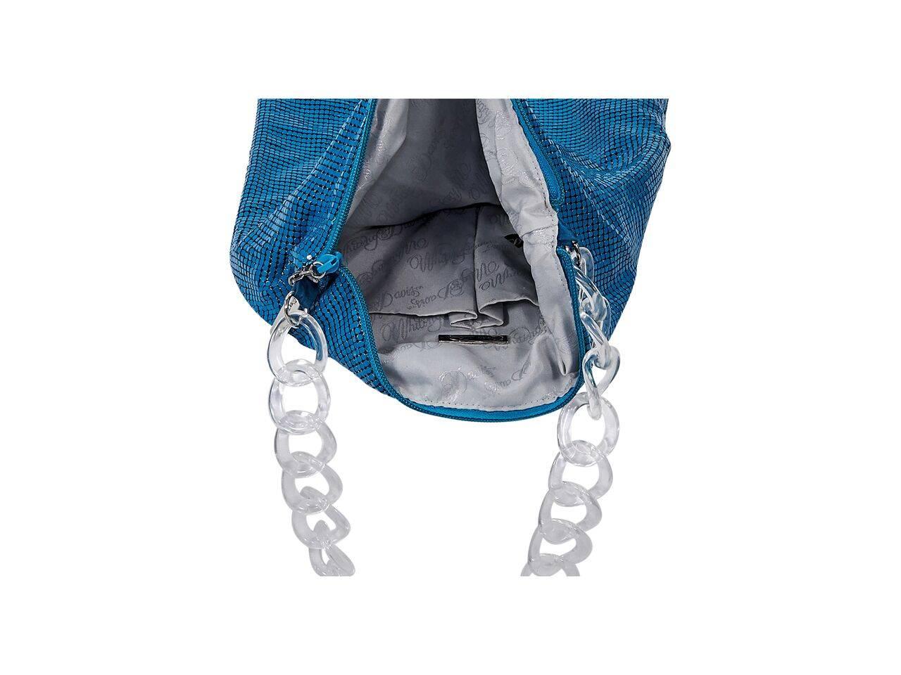 Women's or Men's Blue Whiting & Davis Mesh Shoulder Bag