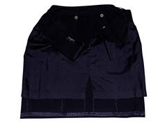 Black Vintage Chanel Pleated Sailor Shirt