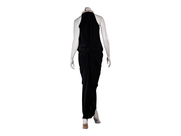 Black Issa London Halter Maxi Dress For Sale at 1stDibs | issa dress sale