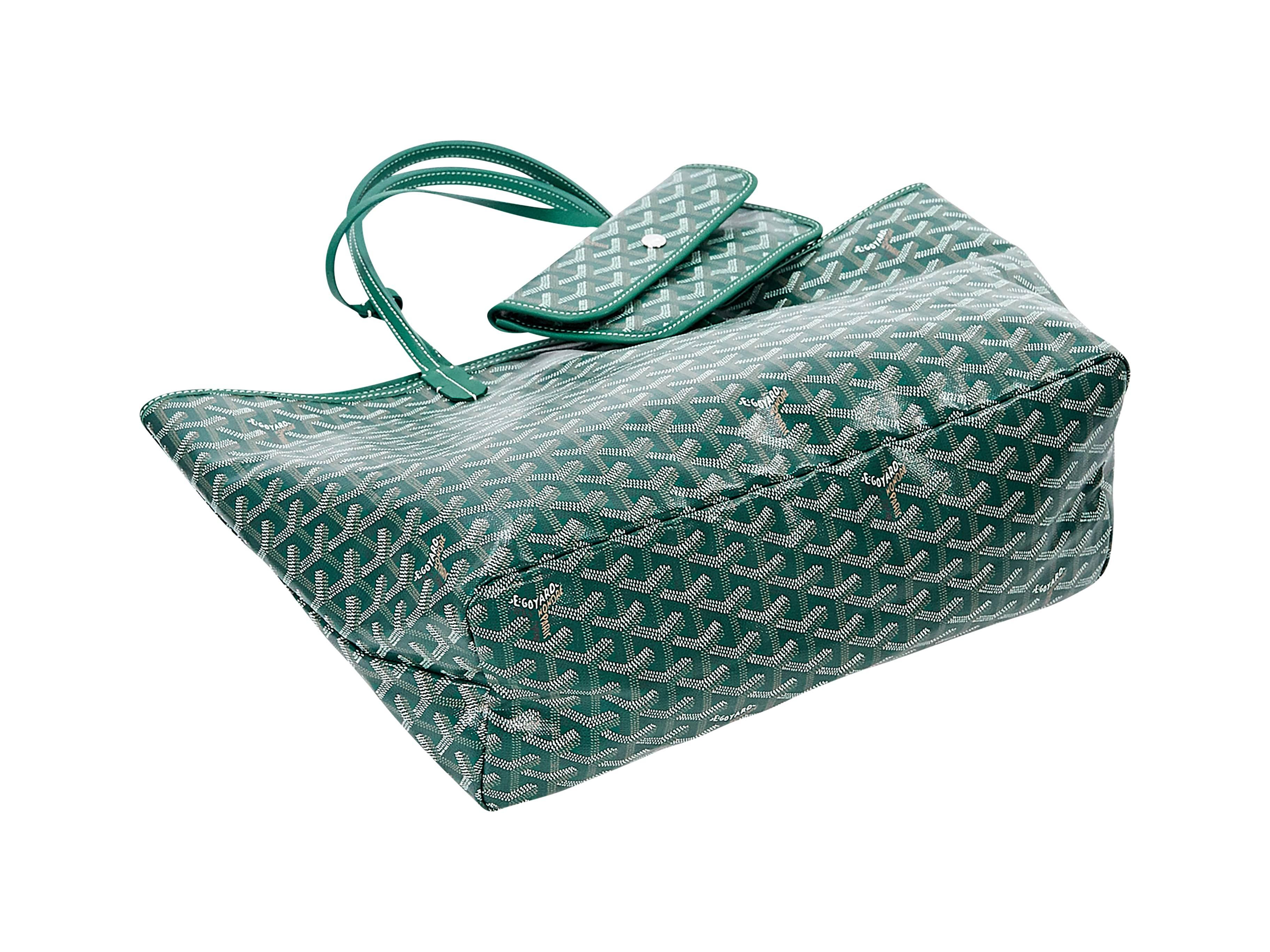 goyard green purse