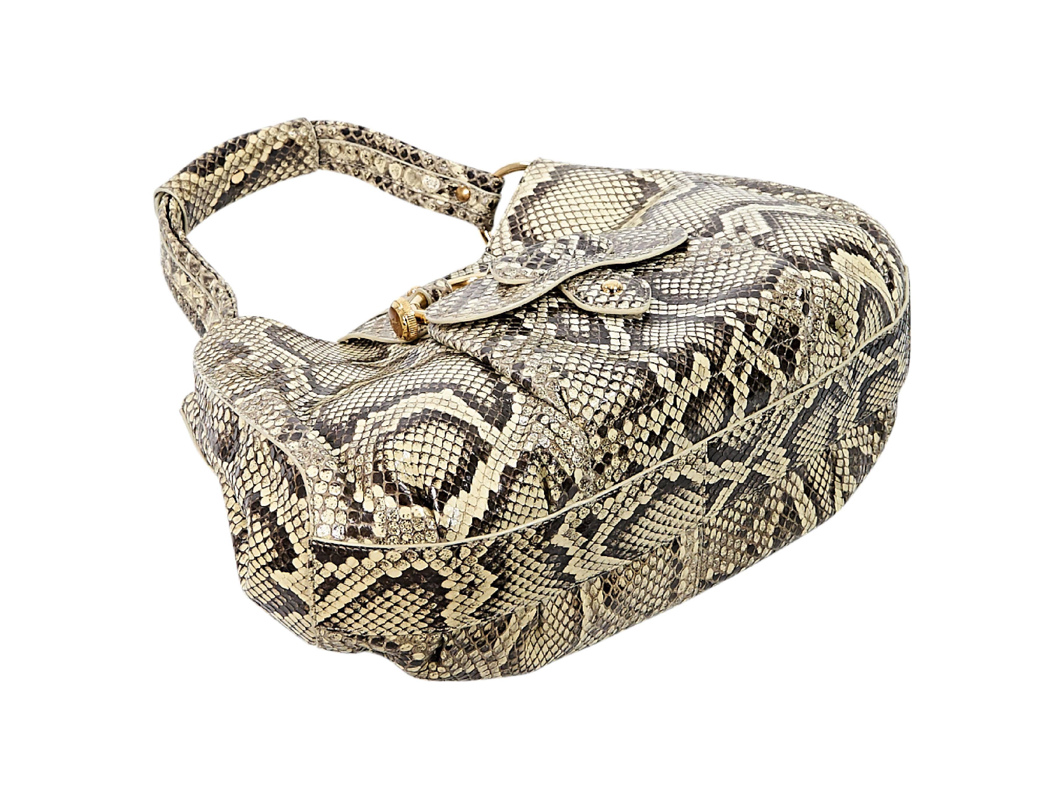 Women's Beige Tod's Python Hobo Bag