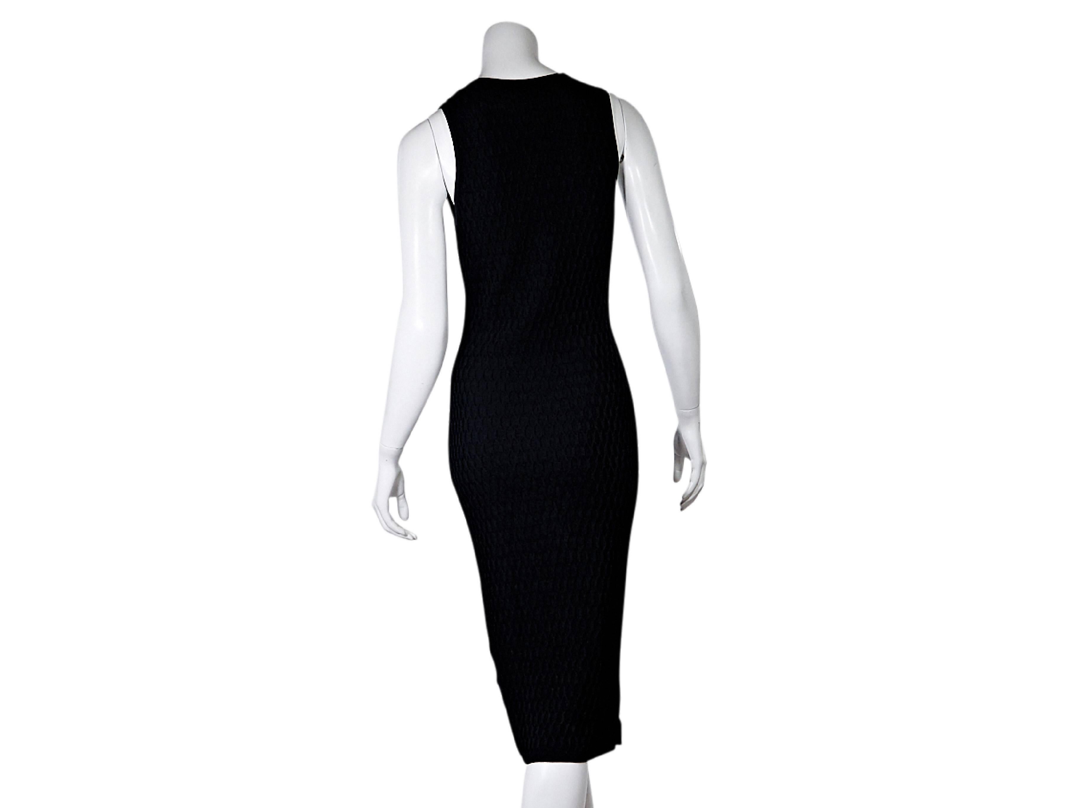 Black Jonathan Simkhai Knit Sheath Dress In Excellent Condition In New York, NY