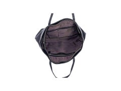 Black Tod's Pebbled Leather Tote Bag