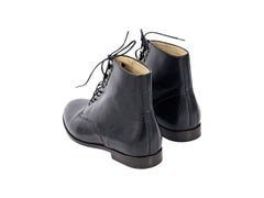 Black A.P.C. Leather Ankle Boots