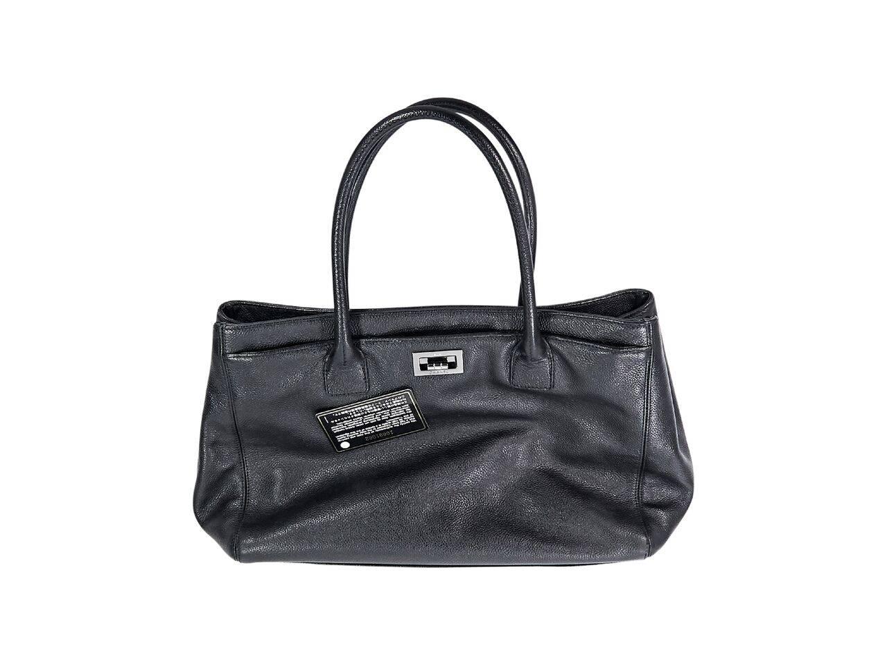 Chanel Black Leather Reissue Tote Bag 1