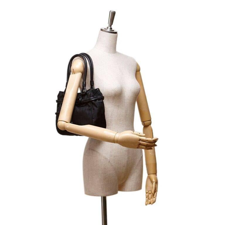 Black Christian Dior Nylon Shoulder Bag In Good Condition In New York, NY