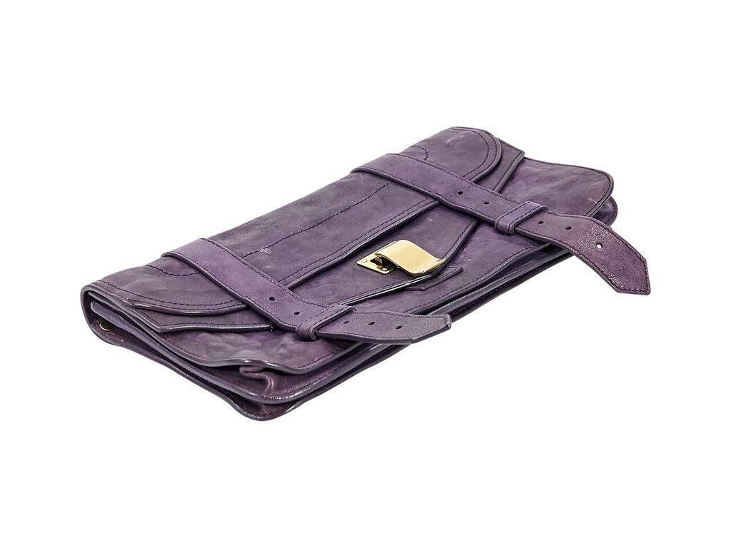Gray Purple Proenza Schouler PS1 Pochette