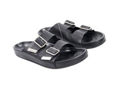 Black Givenchy Leather Slide Sandals