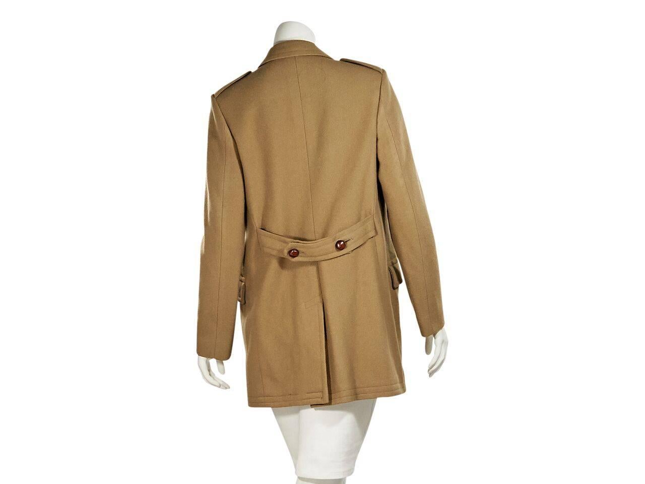 Brown Camel Boy. By Band Of Outsiders Double-Breasted Coat