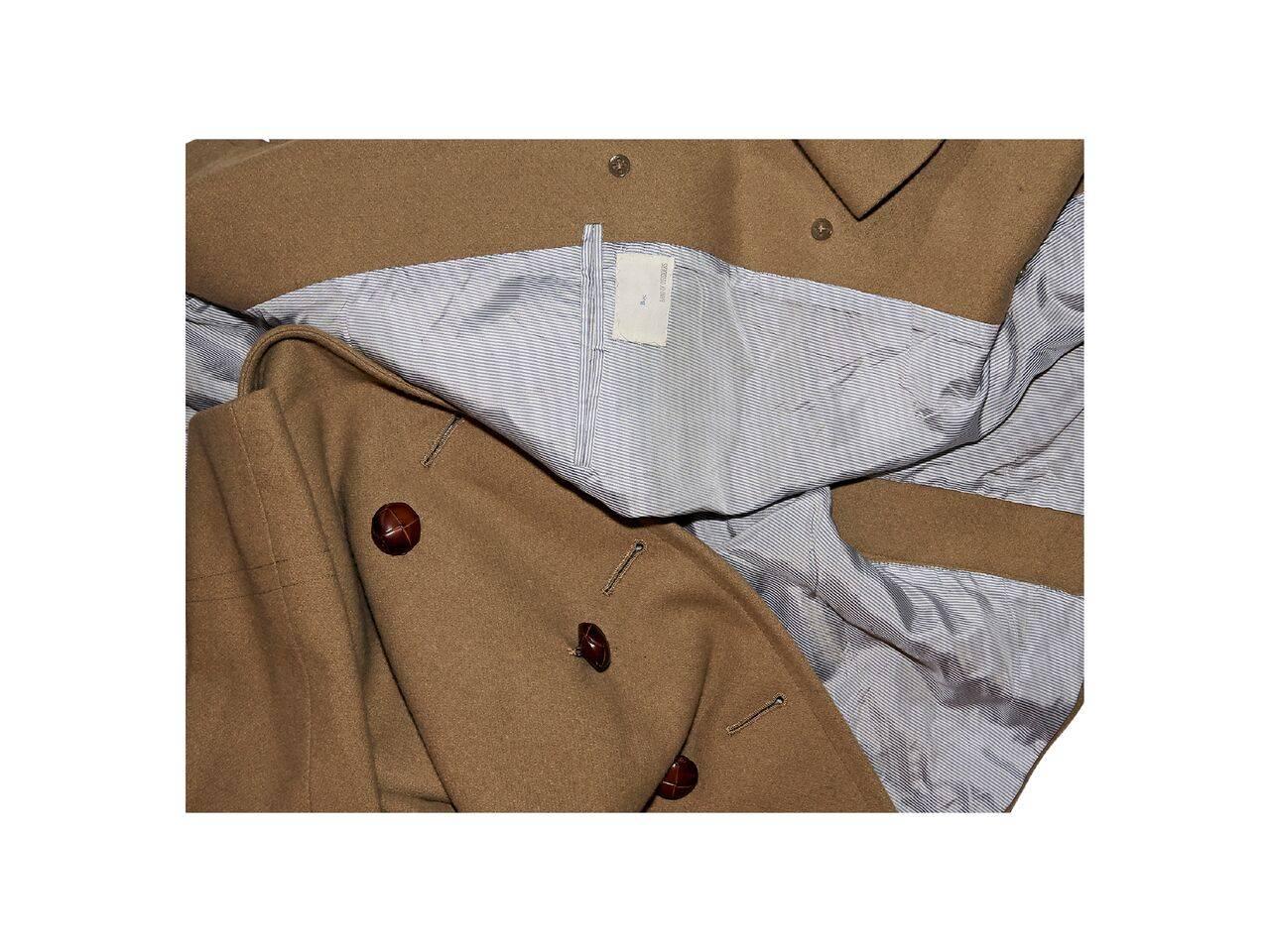 Camel Boy. By Band Of Outsiders Double-Breasted Coat In Excellent Condition In New York, NY
