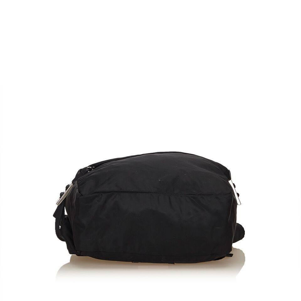 Women's Black Prada Nylon Convertible Bag