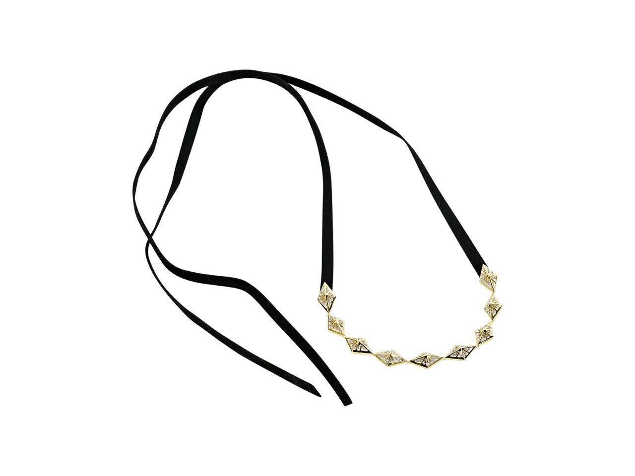 Noir Jewelry Crystal Choker Necklace In Excellent Condition In New York, NY