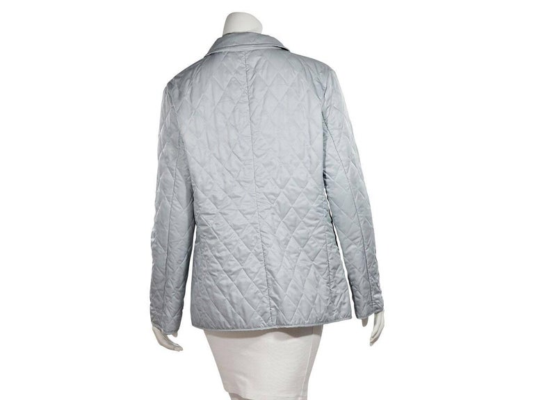 Light Blue Burberry London Quilted Jacket For Sale at 1stDibs | light ...