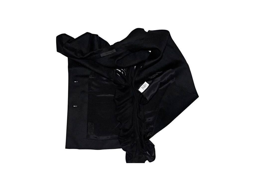 Women's Alexander Wang Black Sheer-Back Vest