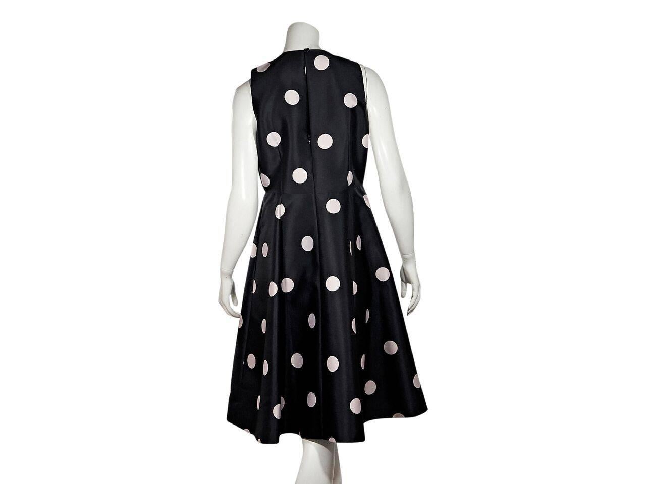 pale pink polka dot dress