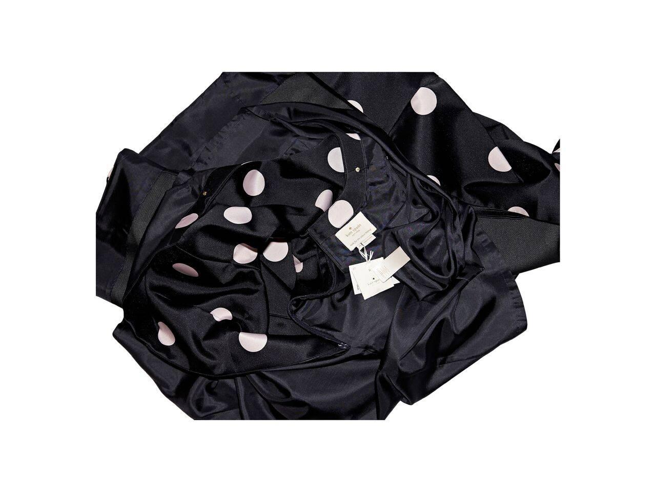 kate spade black polka dot dress
