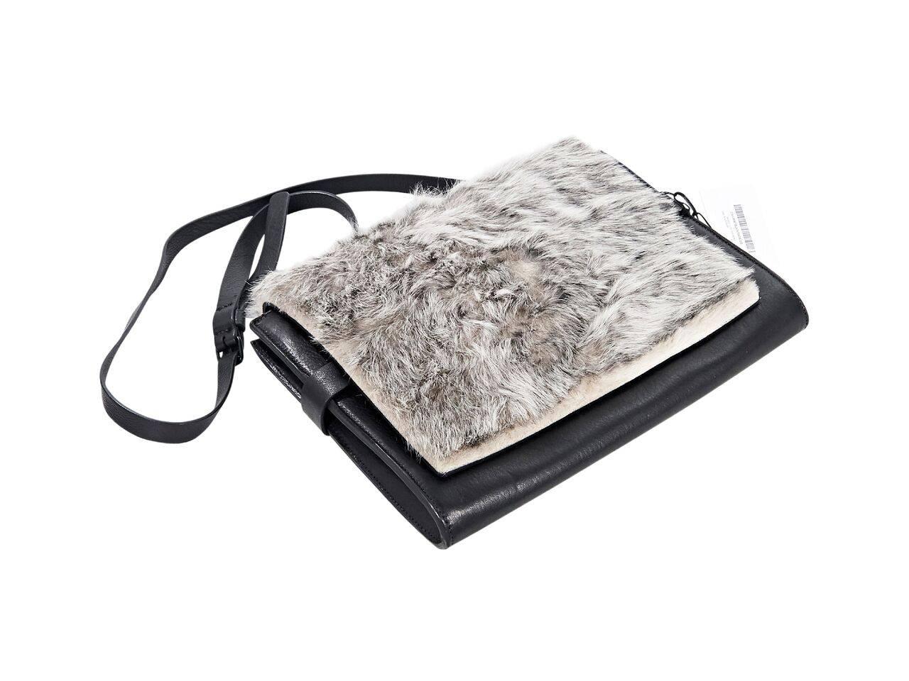 Gray Grey Zero + Maria Cornejo Fur & Leather Ima Bag