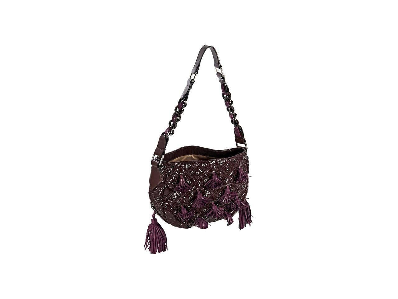 Black Purple Marc Jacobs Embellished Dancer Bag
