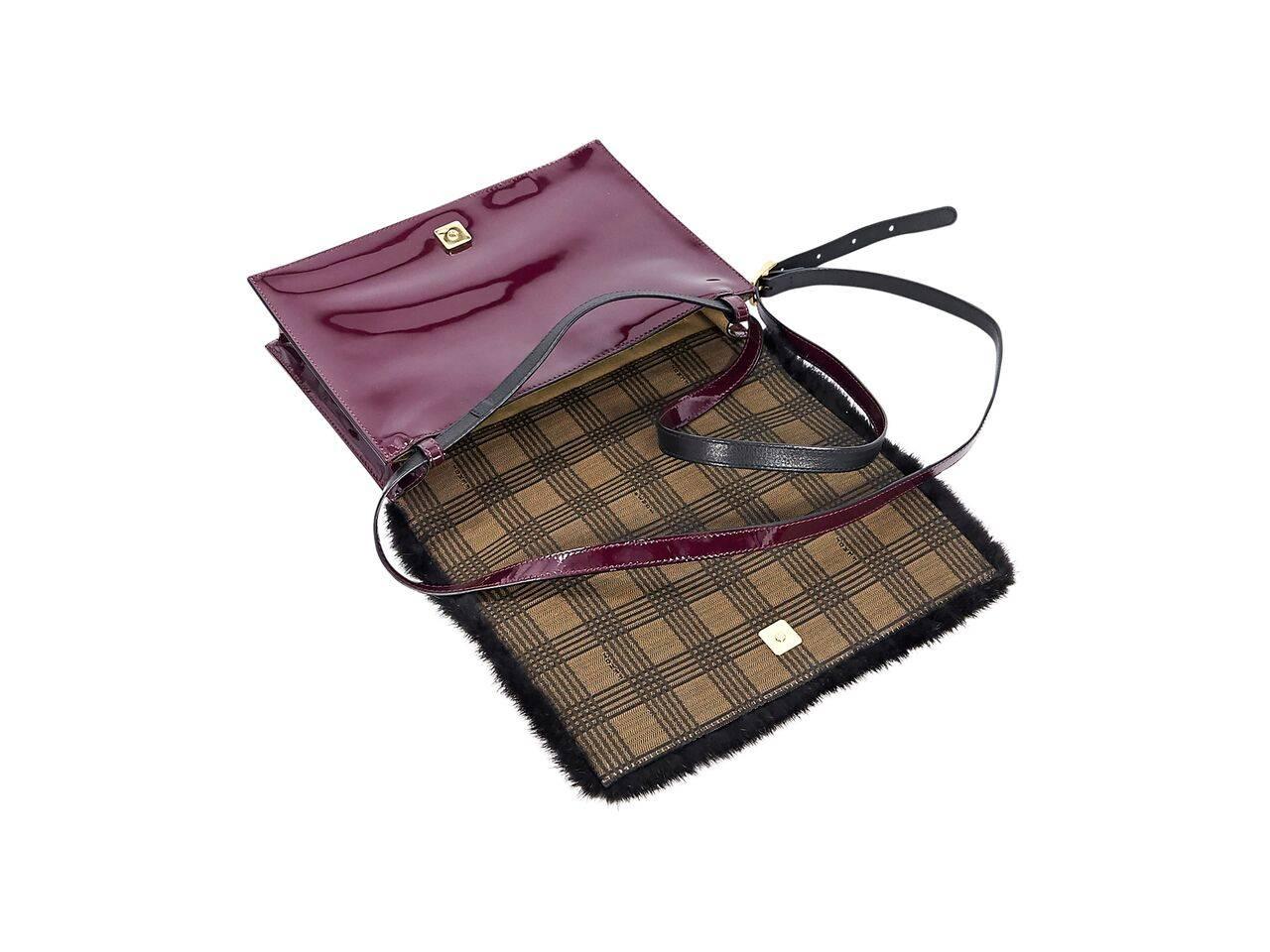 Women's Multicolor Fendi Patent Leather Crossbody Bag