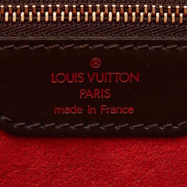 Women's Louis Vuitton Brown Damier Ebene Manosque GM Bag