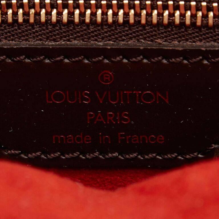 Black Louis Vuitton Brown Damier Ebene Uzes Tote Bag