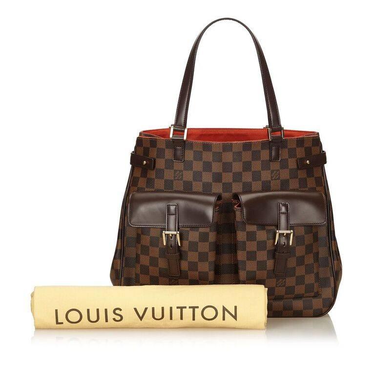 Louis Vuitton Brown Damier Ebene Uzes Tote Bag 2