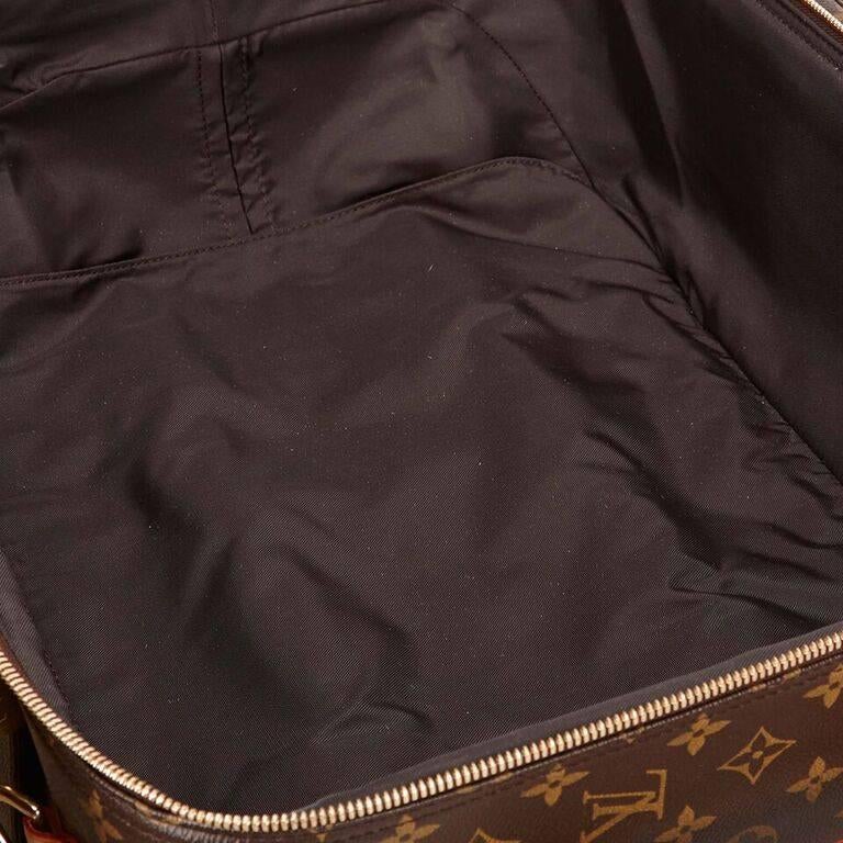 Louis Vuitton Brown Bosphore 50 Trolley Suitcase In Good Condition In New York, NY