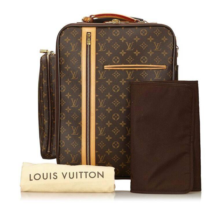 Louis Vuitton Brown Bosphore 50 Trolley Suitcase 4