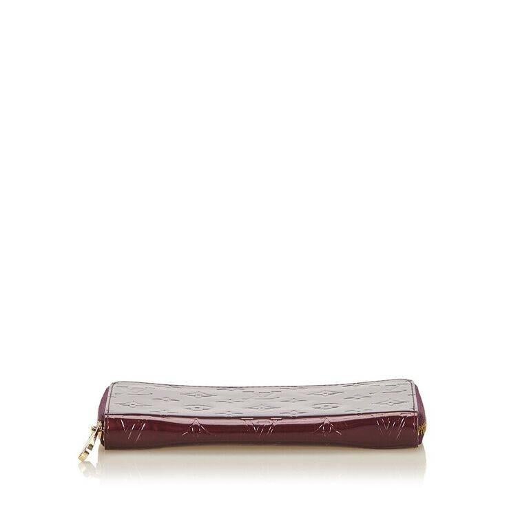 Louis Vuitton Purple Vernis Zippy Wallet at 1stDibs