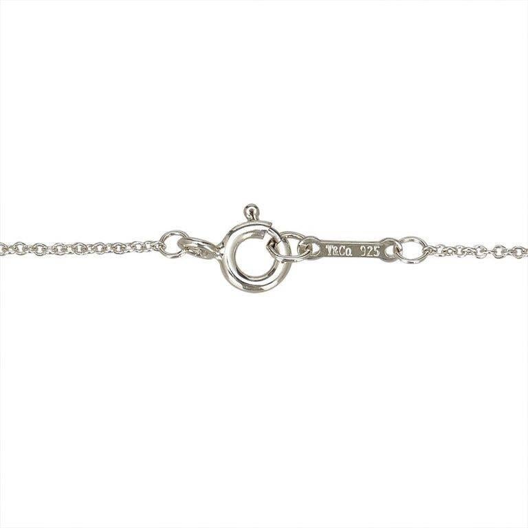 Sterling Silver Tiffany and Co. Bird Pendant Necklace For Sale at