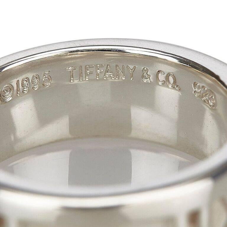 Women's Sterling Silver Tiffany & Co. Atlas Ring