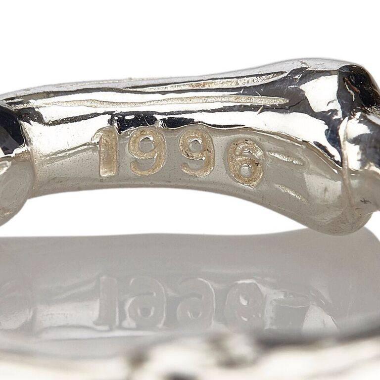 Sterling Silver Tiffany & Co. Bamboo Ring In Excellent Condition In New York, NY