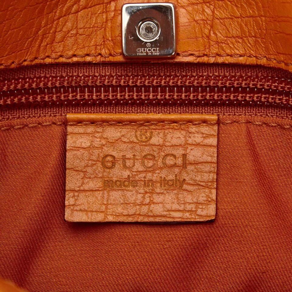 Brown Tan Gucci PVC Guccissima Tote Bag
