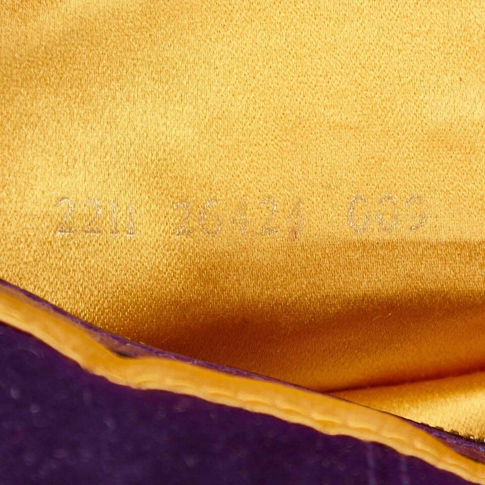 Women's Purple Fendi Nubuck Leather Baguette Bag