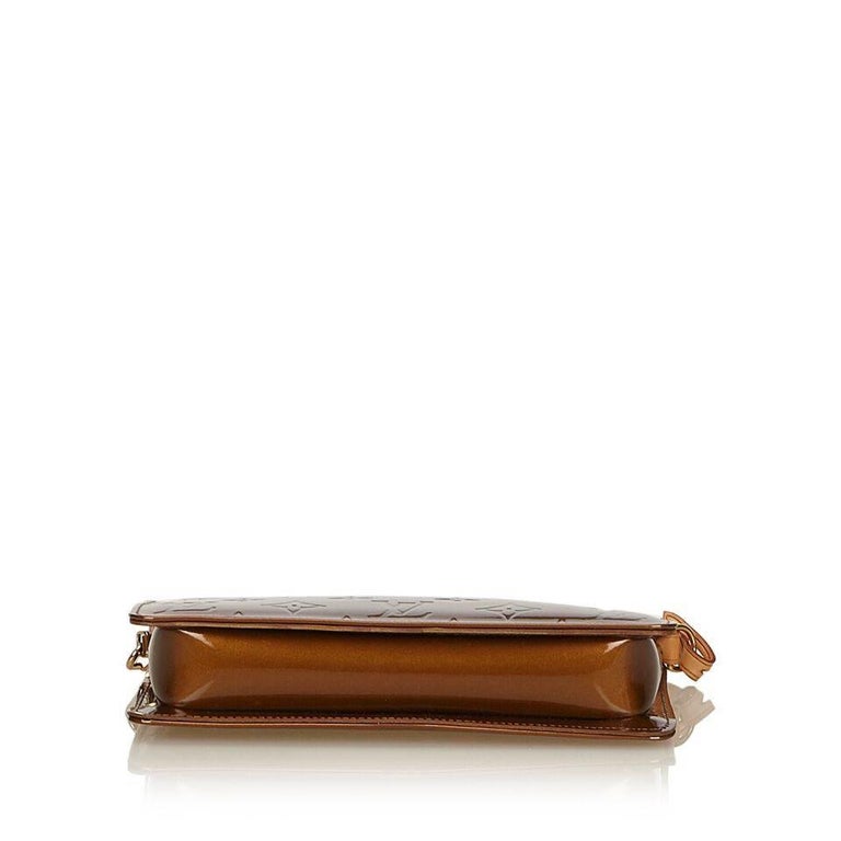 Louis Vuitton Brown Monogram Vernis Pochette Lexington Light brown Leather  Patent leather ref.844905 - Joli Closet