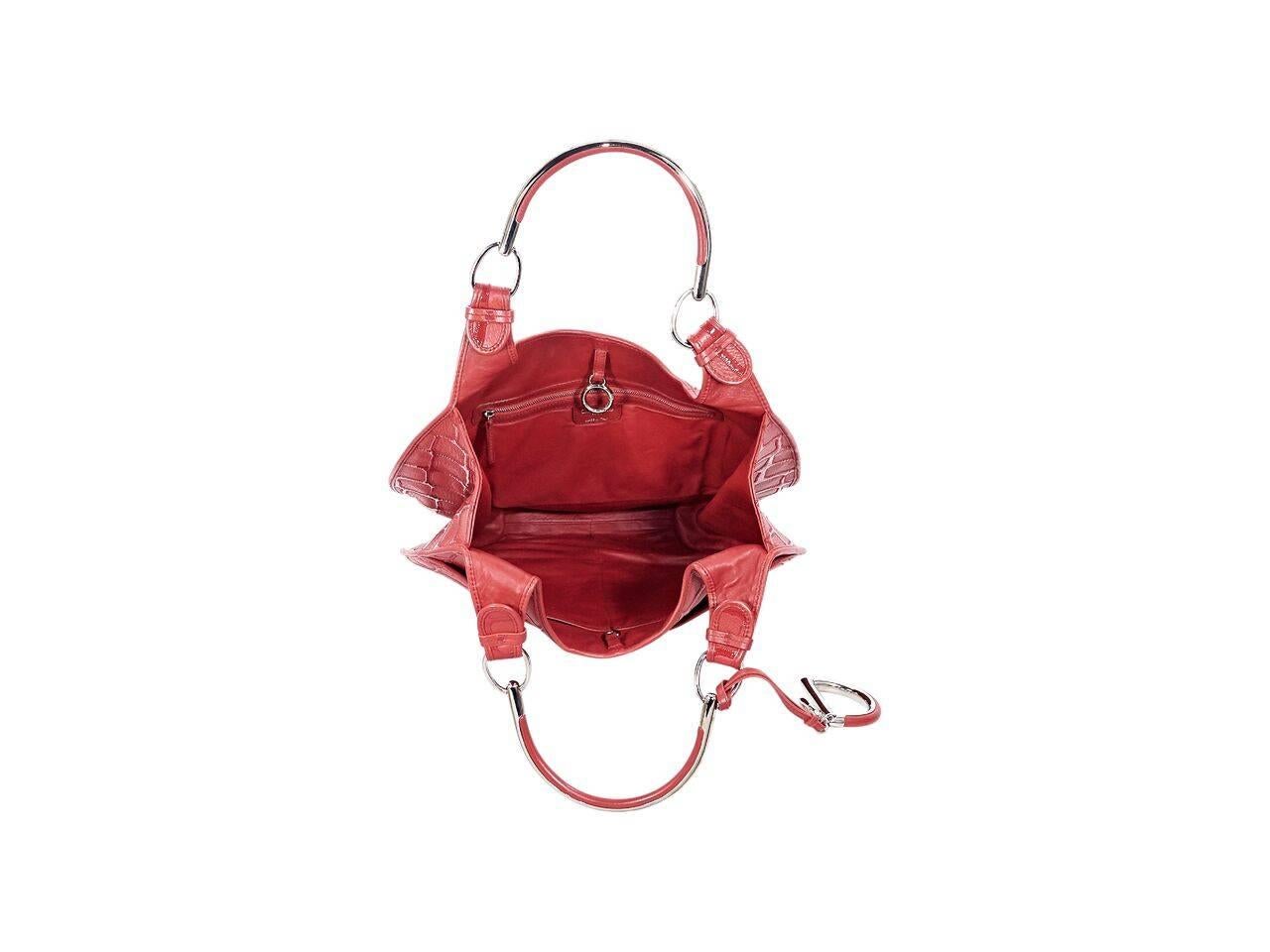christian dior red shoulder bag