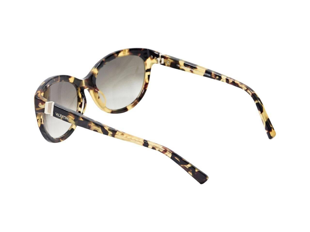 Brown Tortoiseshell Valentino Rockstud Sunglasses