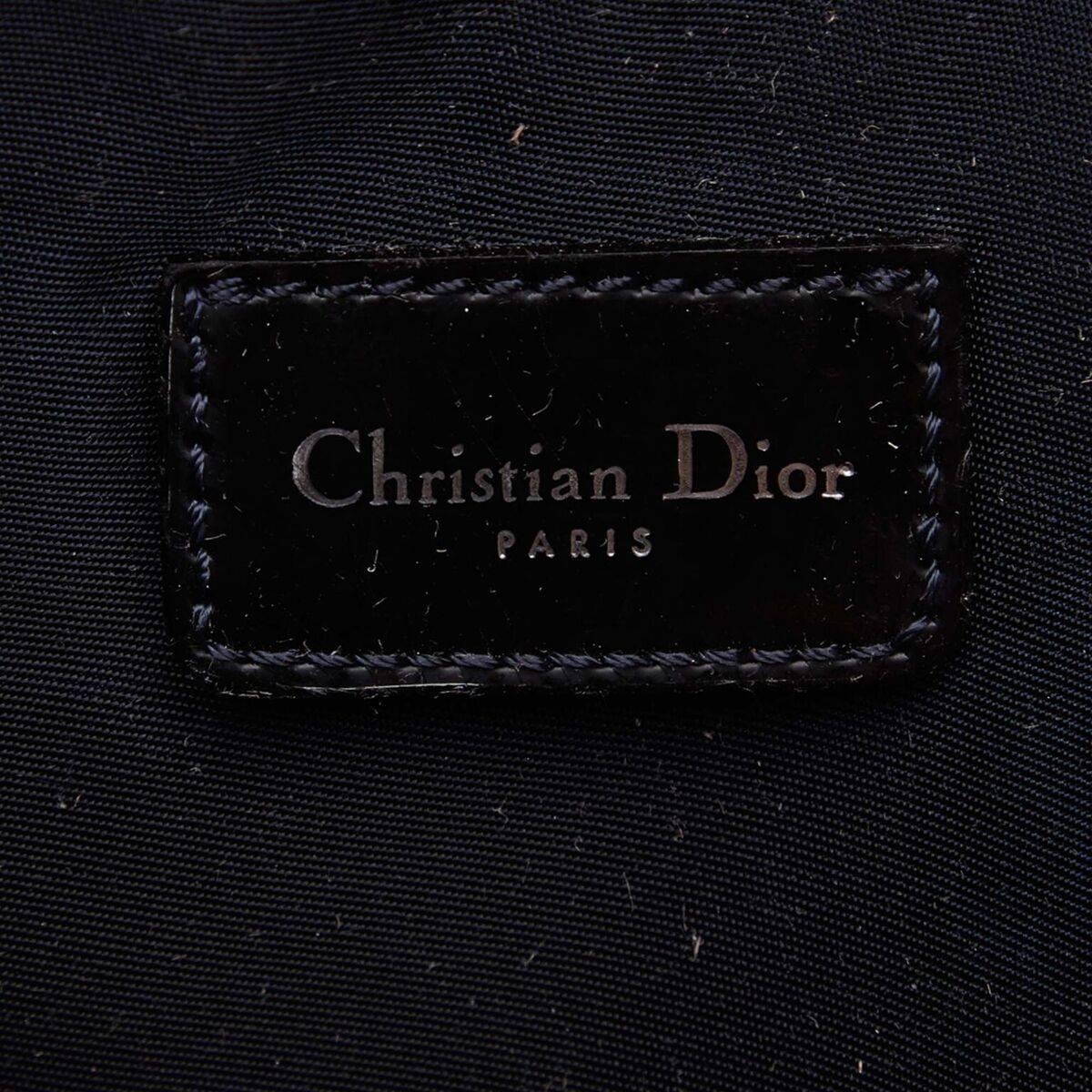 Multicolor Christian Dior Denim Mini Saddle Bag 2