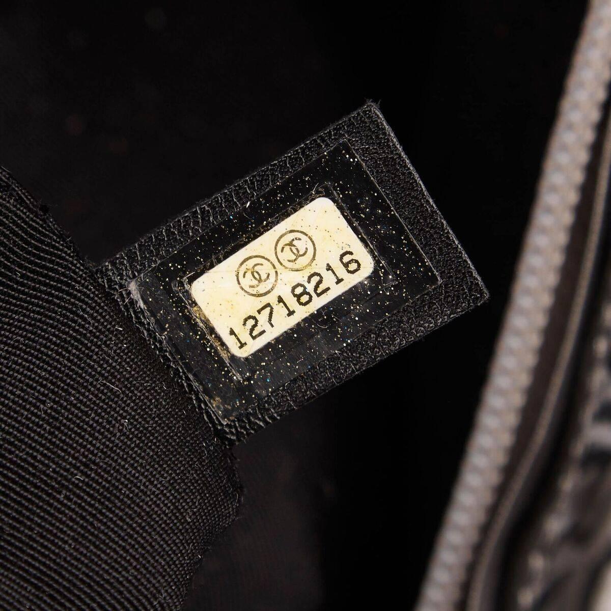 Silver Chanel Unlimited Nylon Shoulder Bag 2