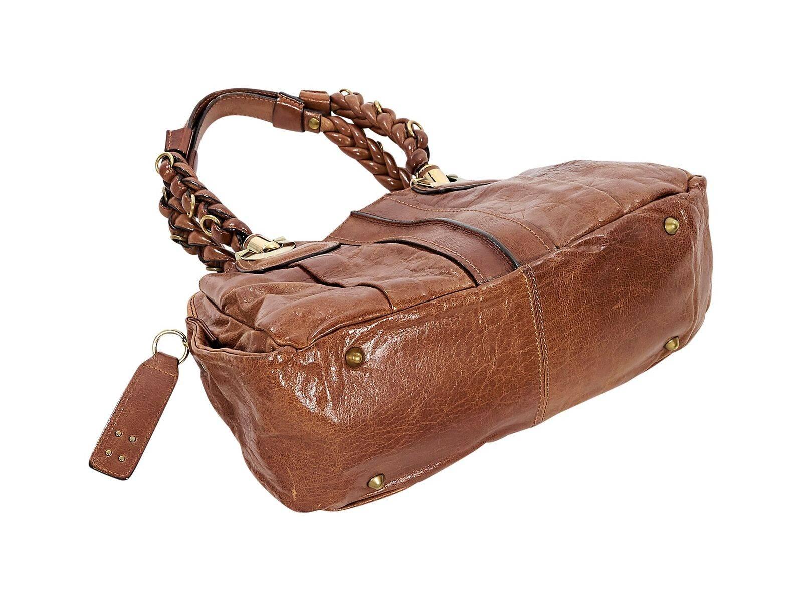 Women's Brown Chloe Leather Shoulder Bag