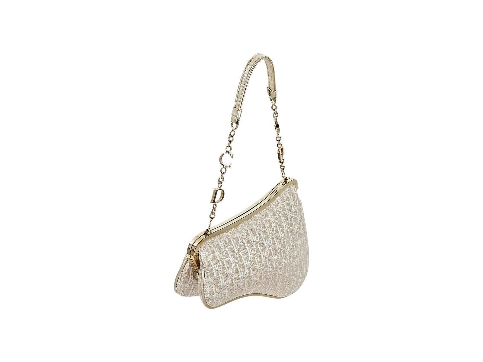 dior gold saddle bag